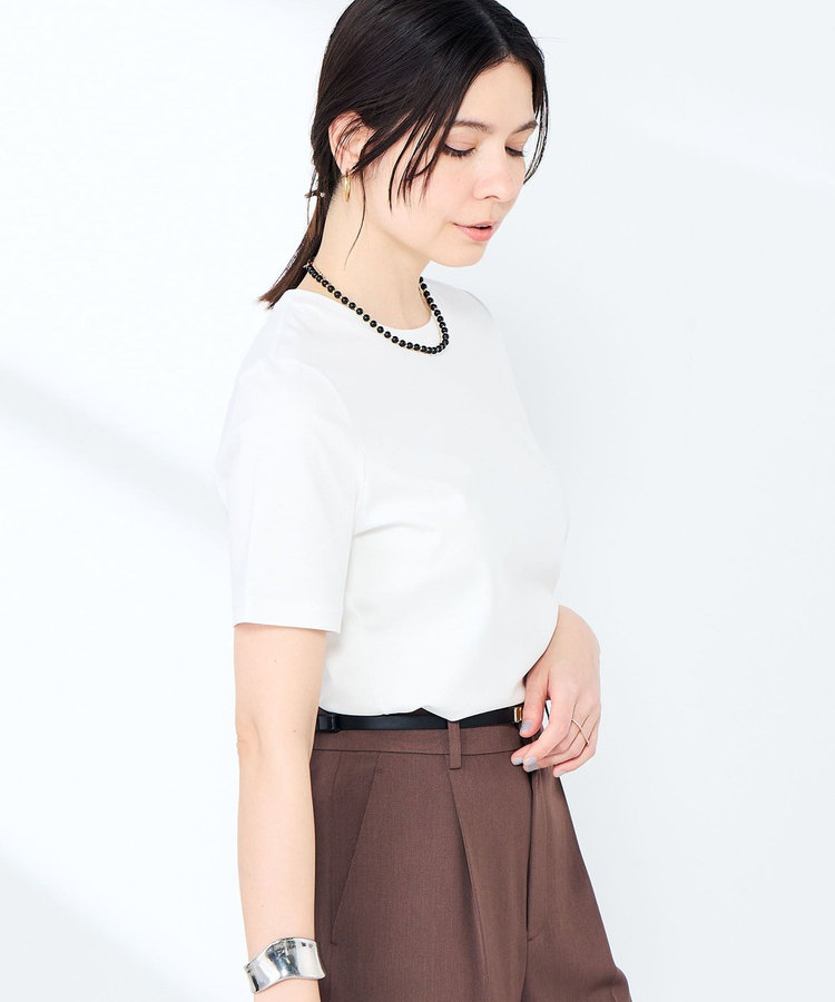 《手洗い可能》W&Wベイシック丈Tシャツ