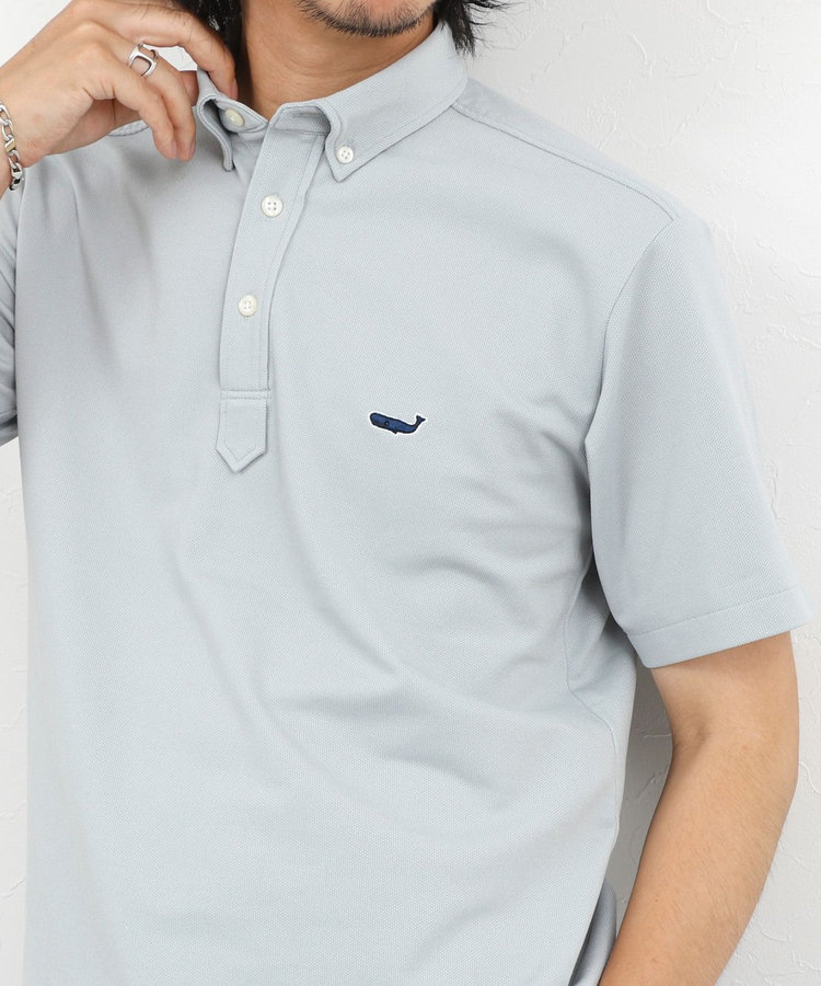 《ビジカジ対応》クジラ Polo ボタンダウンポロシャツ 26SS