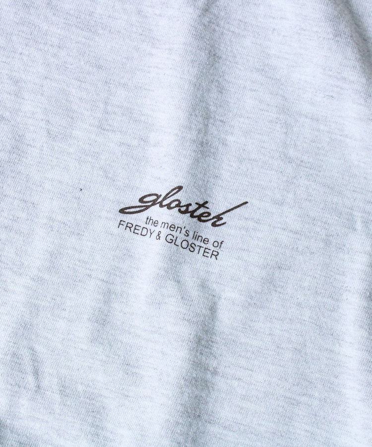 【SCREEN STARS/スクリーンスターズ】杢ボディ染め 配色ロゴ クルーネックカラーＴシャツ