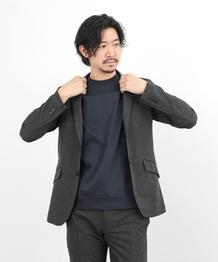 ［WEB限定 SPECIAL SALE！］《ビジカジ対応》シルケットスムース クルーネックドレスTシャツ 26SS