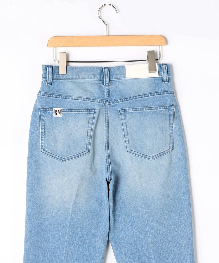 《5サイズ展開》【RM denim】センタープレス裾デザインデニム