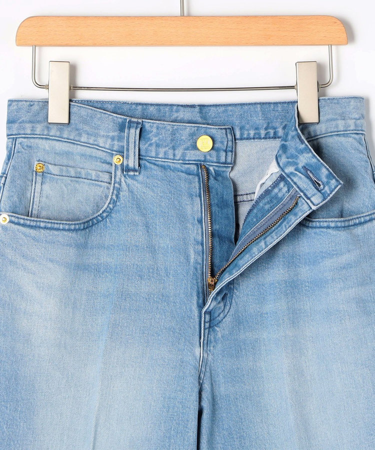 《5サイズ展開》【RM denim】センタープレス裾デザインデニム