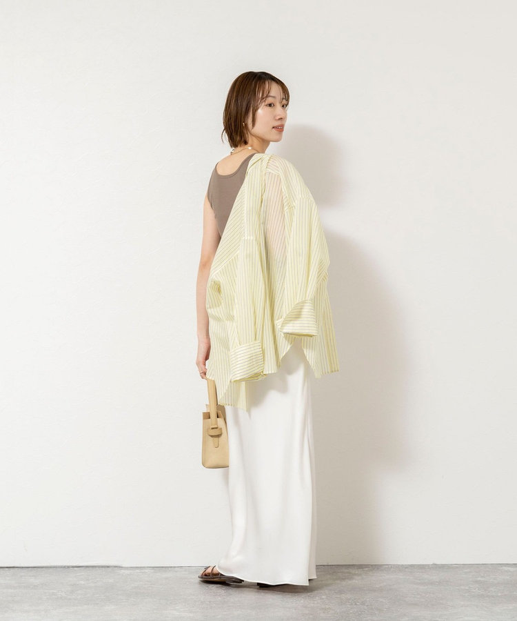 ［WEB限定 SPECIAL SALE！］ウォッシャブルカップ付きリブタンクトップ