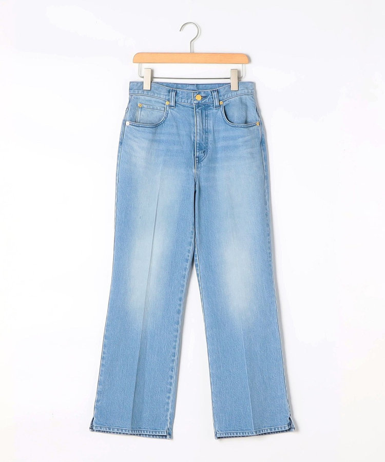 《5サイズ展開》【RM denim】センタープレス裾デザインデニム