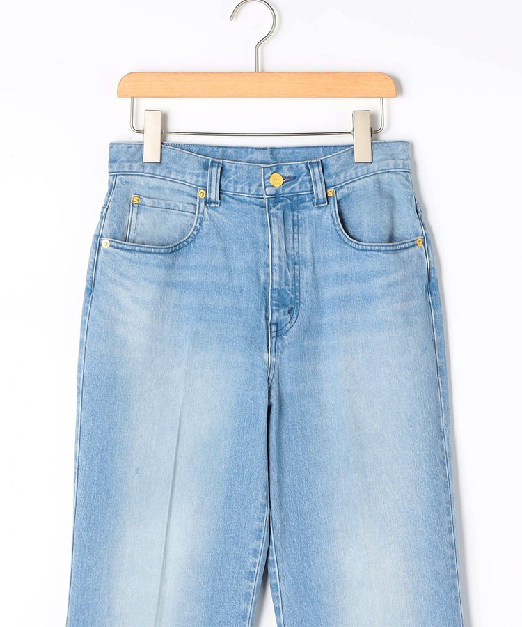 《5サイズ展開》【RM denim】センタープレス裾デザインデニム
