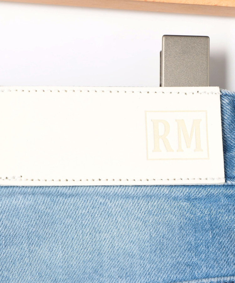 《5サイズ展開》【RM denim】センタープレス裾デザインデニム