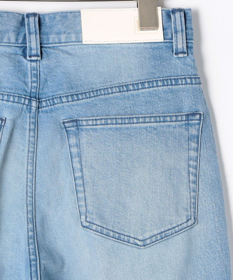 《5サイズ展開》【RM denim】センタープレス裾デザインデニム