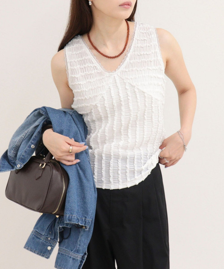 ［WEB限定 SPECIAL SALE！］カットレースタンク