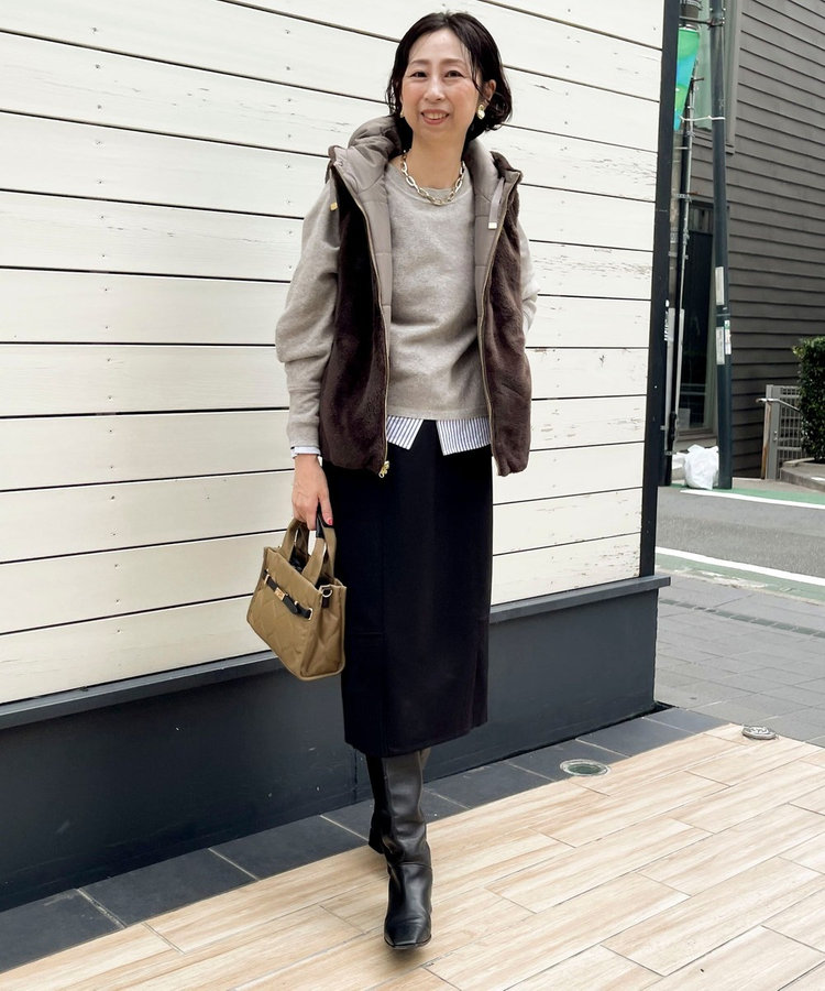 会員限定 BLACK FRIDAY対象］ファイングロス×ファー リバーシブル