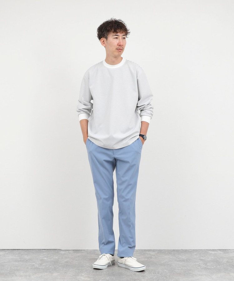 超長綿シルケットボーダーTシャツL/S 26AW