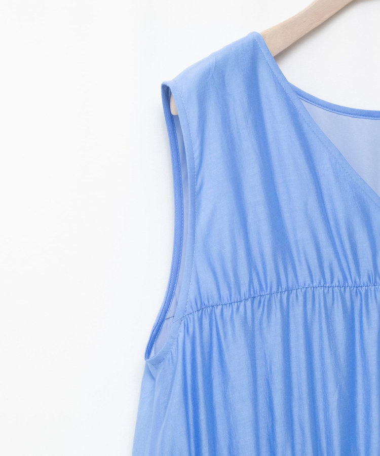 【一部WEB限定カラー】ウォッシャブルシアーローンティアード2WAYワンピース