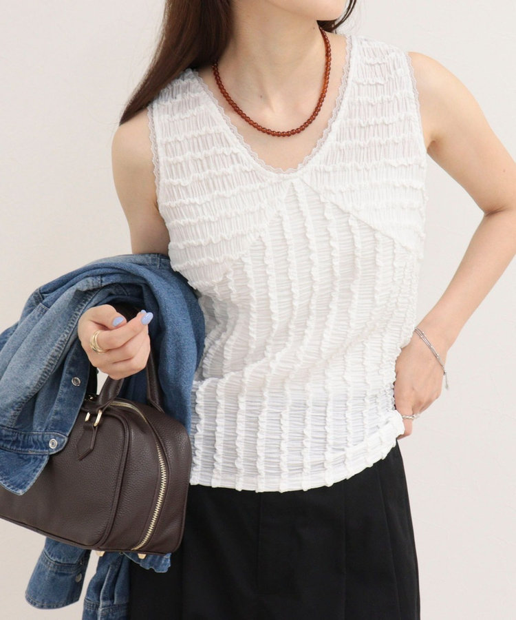 ［WEB限定 SPECIAL SALE！］カットレースタンク