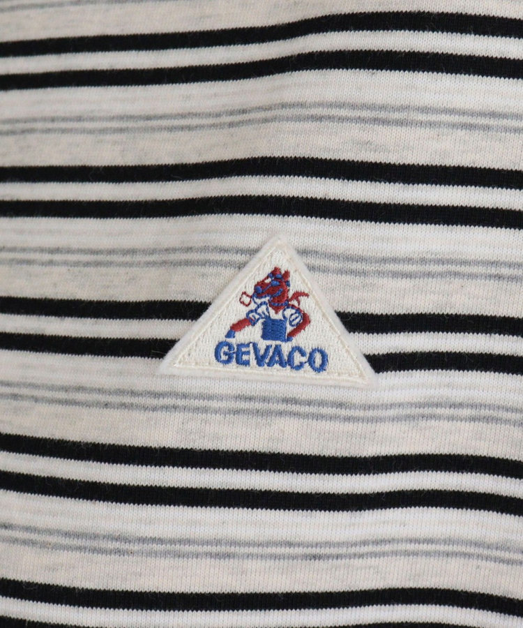 【GEVACO/ゲバコ】クルーネックフレンチスリーブTシャツ