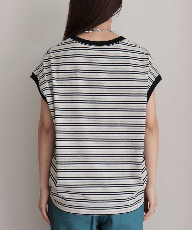 【GEVACO/ゲバコ】クルーネックフレンチスリーブTシャツ