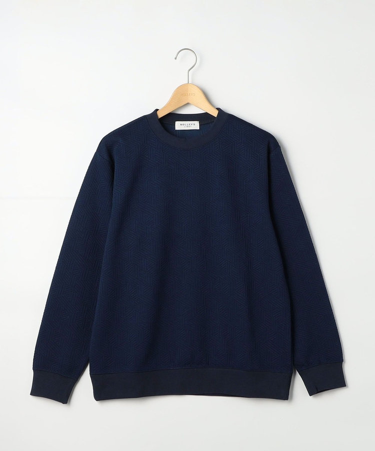 ジオメトリック地柄スウェット（5-0806-5-53-003）｜NOLLEY'S LIGHT