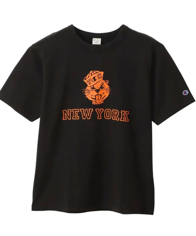 【絶品】 Champion/チャンピオン】NEWYORK ショートスリーブTシャツ PRINT ウェア