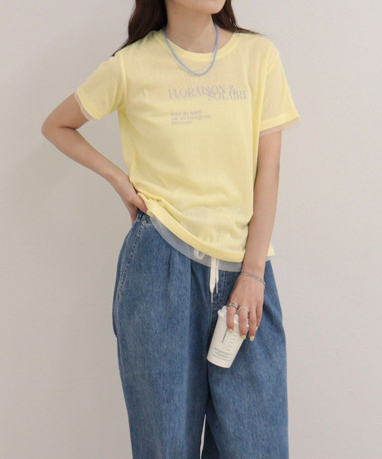 シアーレイヤードＴシャツ