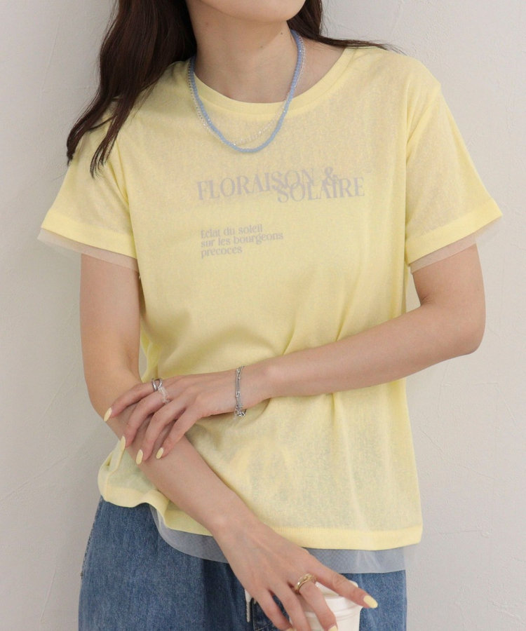 シアーレイヤードＴシャツ