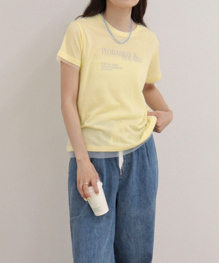 シアーレイヤードＴシャツ