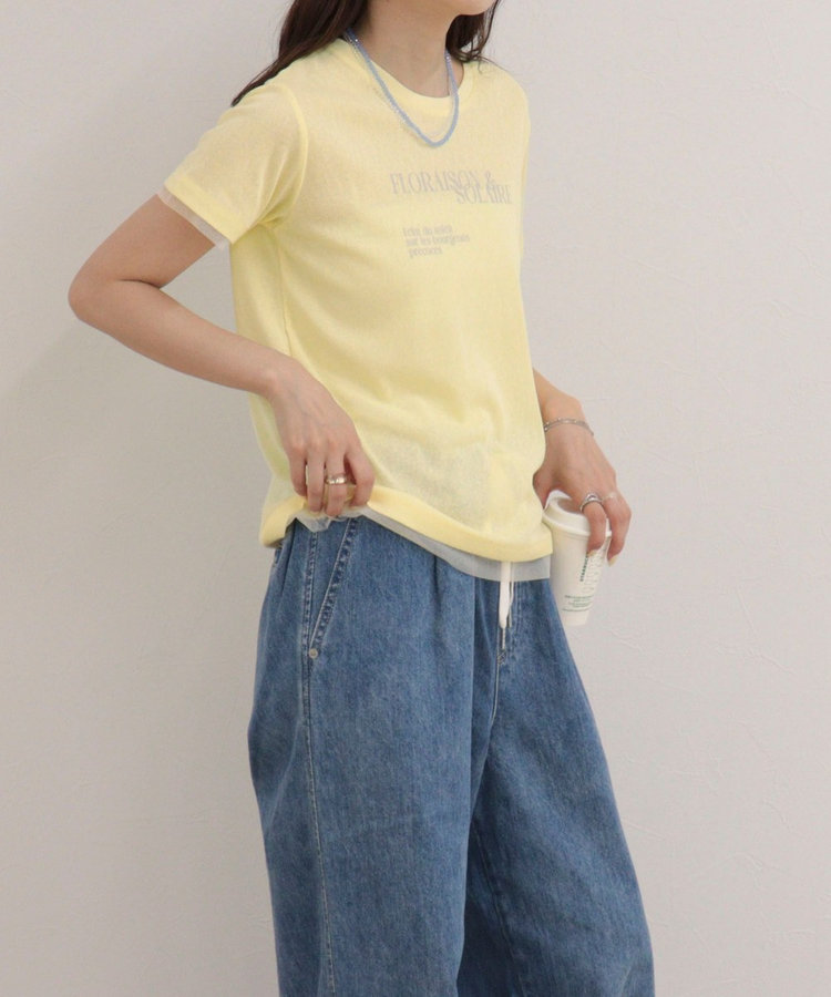 シアーレイヤードＴシャツ