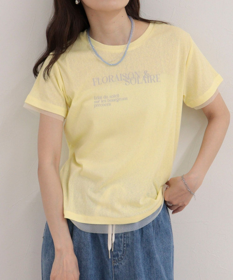 シアーレイヤードＴシャツ