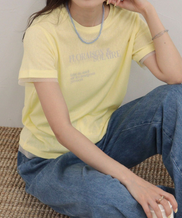 シアーレイヤードＴシャツ