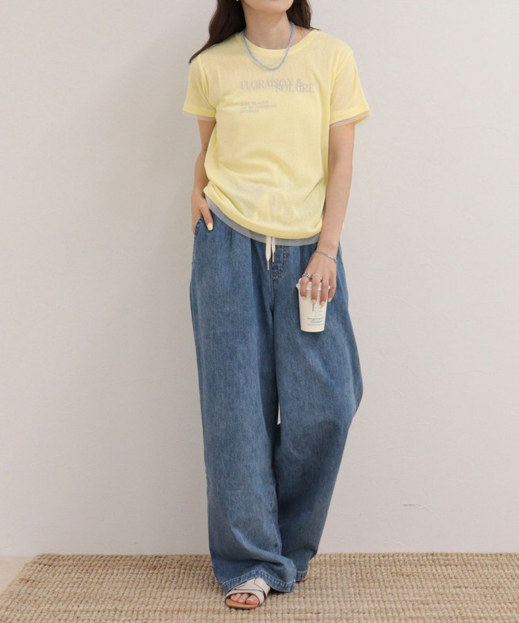 シアーレイヤードＴシャツ