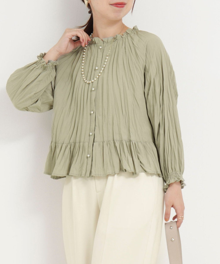 cavori マグノリアブラウス CAVORI マグノリアブラウス ブラック - メルカリ