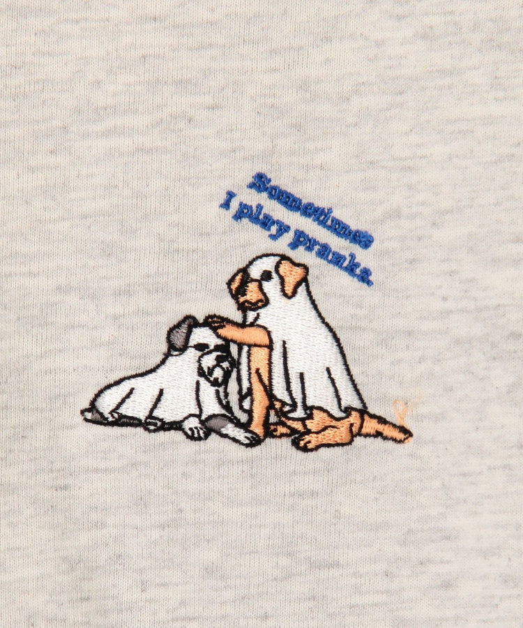 【FREDYMAC/フレディマック】【play pranks】お化け刺繍　度詰め天竺 ショートスリーブTEE