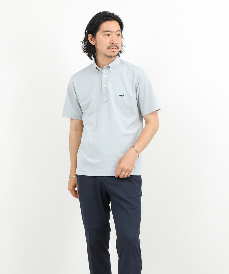 《ビジカジ対応》クジラ Polo ボタンダウンポロシャツ 26SS