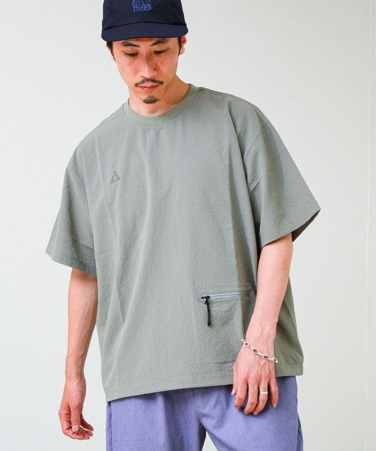 【GERRY/ジェリー】Seersucker Vent Mesh S/S PO Shirt