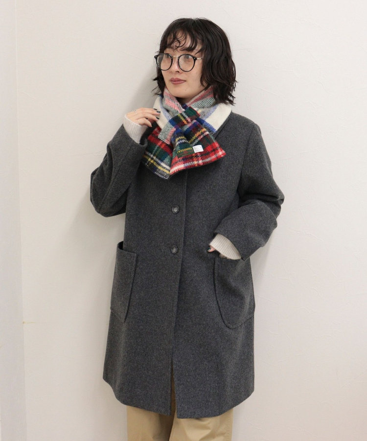 【TWEEDMILL/ツイードミル】別注カラーウール×フリースリバーマフラー
