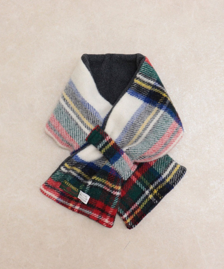 【TWEEDMILL/ツイードミル】別注カラーウール×フリースリバーマフラー