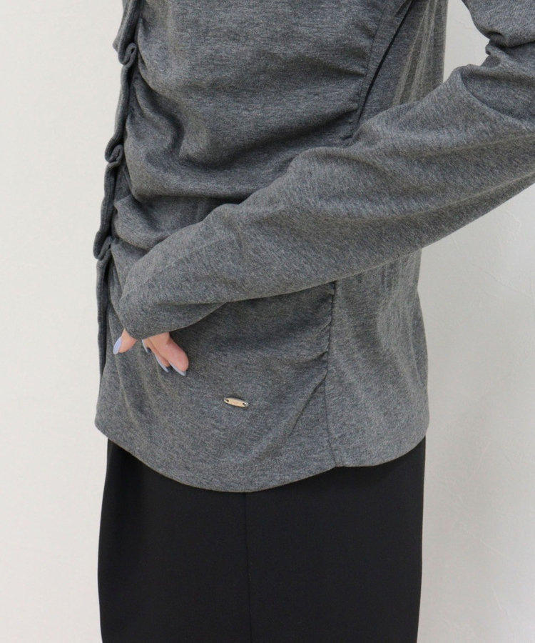 ［FREDY＆GLOSTER限定 TIME SALE！］フロントタックシャツカーディガン