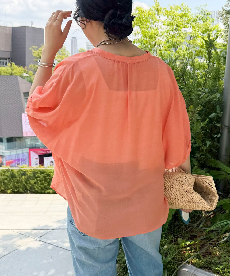 ナチュラルシースルードライシャツ
