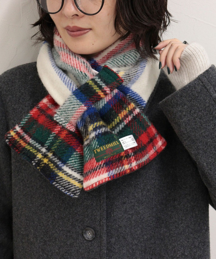 【TWEEDMILL/ツイードミル】別注カラーウール×フリースリバーマフラー