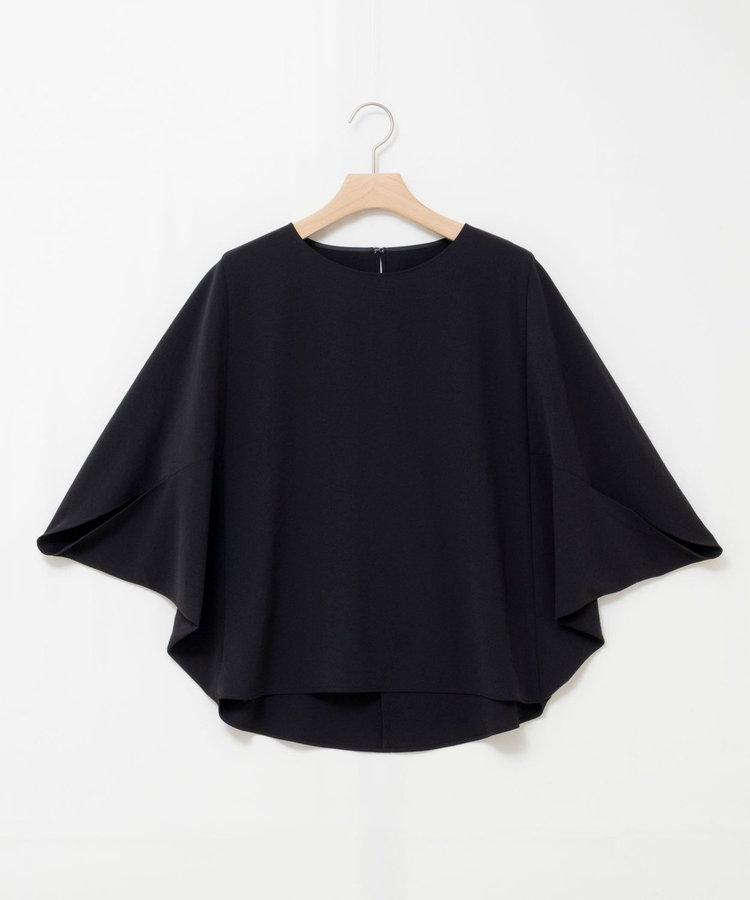 【WEB限定】ウォッシャブルジョーゼットコクーンブラウス
