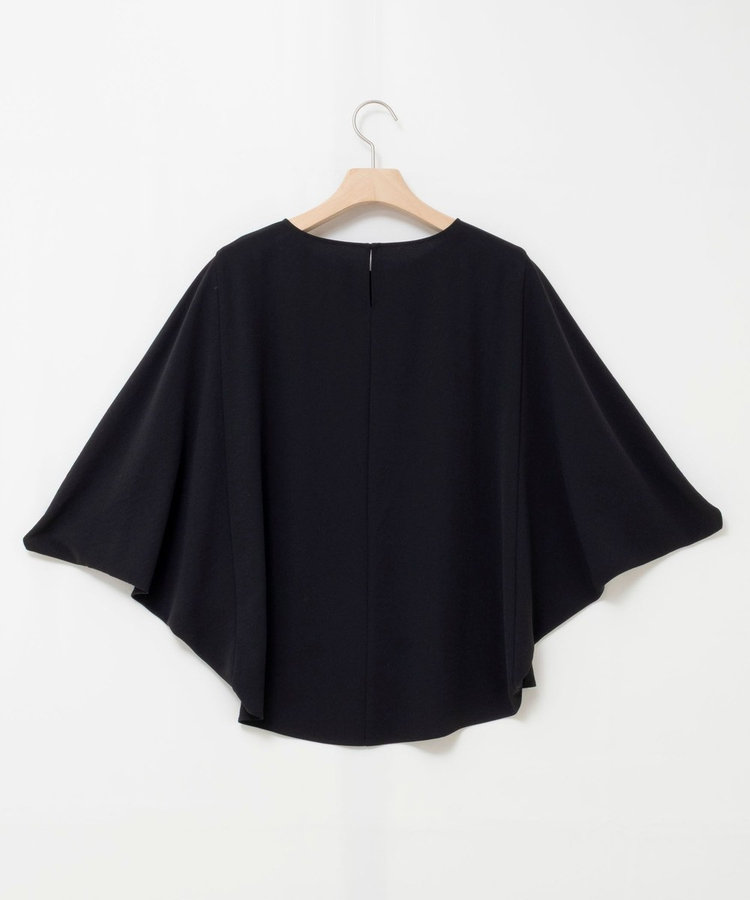 【WEB限定】ウォッシャブルジョーゼットコクーンブラウス
