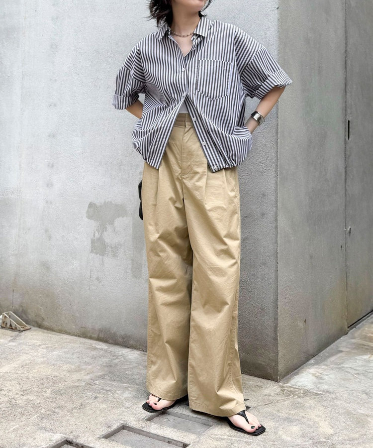 ［WEB限定 SPECIAL SALE！］【人気につき半袖Ver.で再登場】汗染み軽減加工COTTON半袖シャツブルゾン