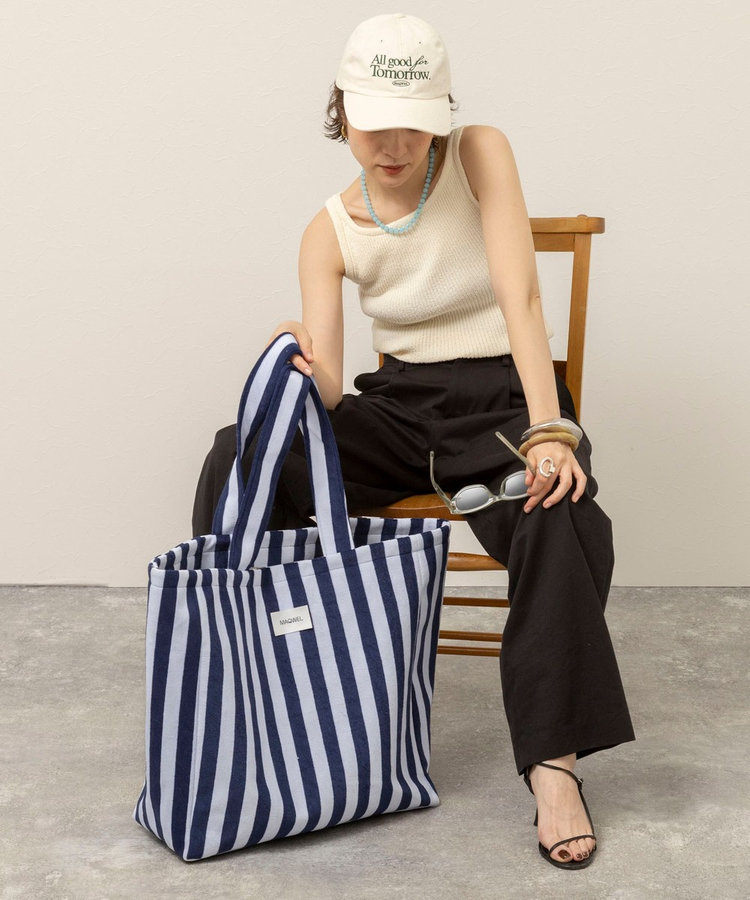［WEB限定 SPECIAL SALE！］【MAQWEL/マクウェル】《手洗い可能》ブークレタンクトップ