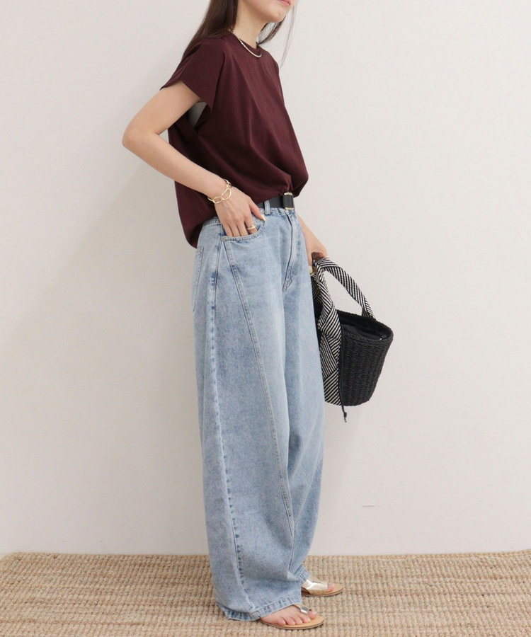 シルケットタックデザインTシャツ