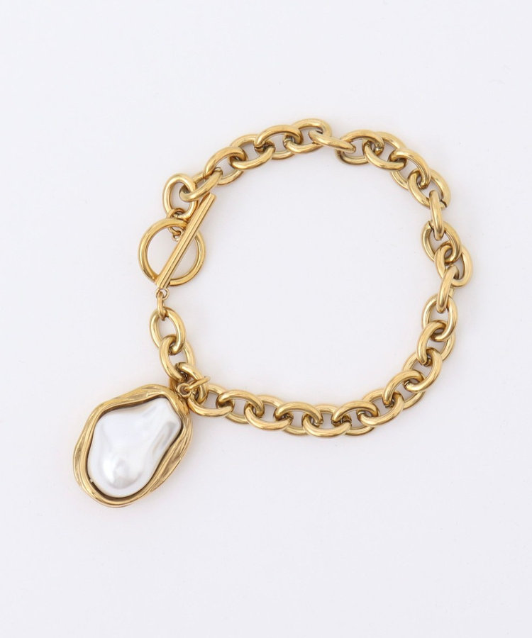【MERAKI/ メラキ】Oval Pearl Braceletオーバルパールブレスレット