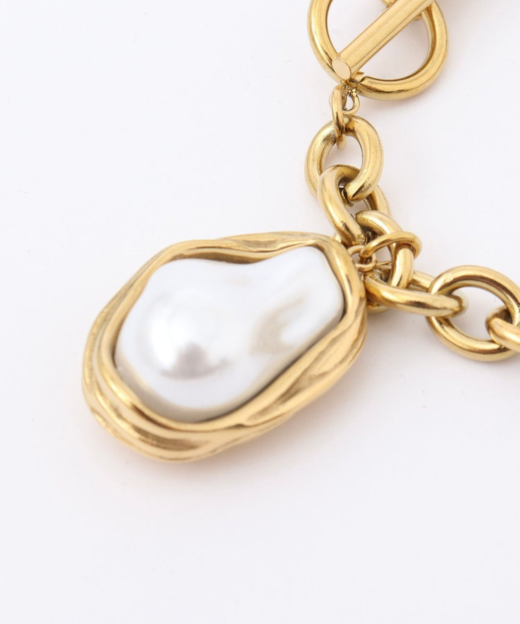 【MERAKI/ メラキ】Oval Pearl Braceletオーバルパールブレスレット
