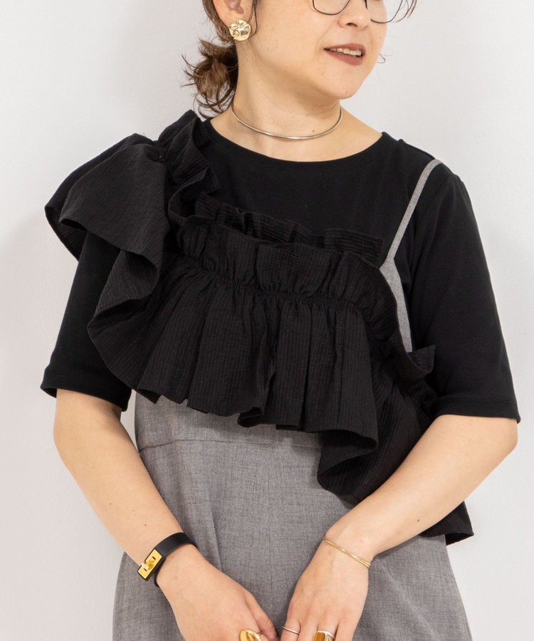 ファッション特集 ♥️未使用♥️取り扱いタグ付♥️【RALPH LAUREN】2P 三段 黒 ワンピース