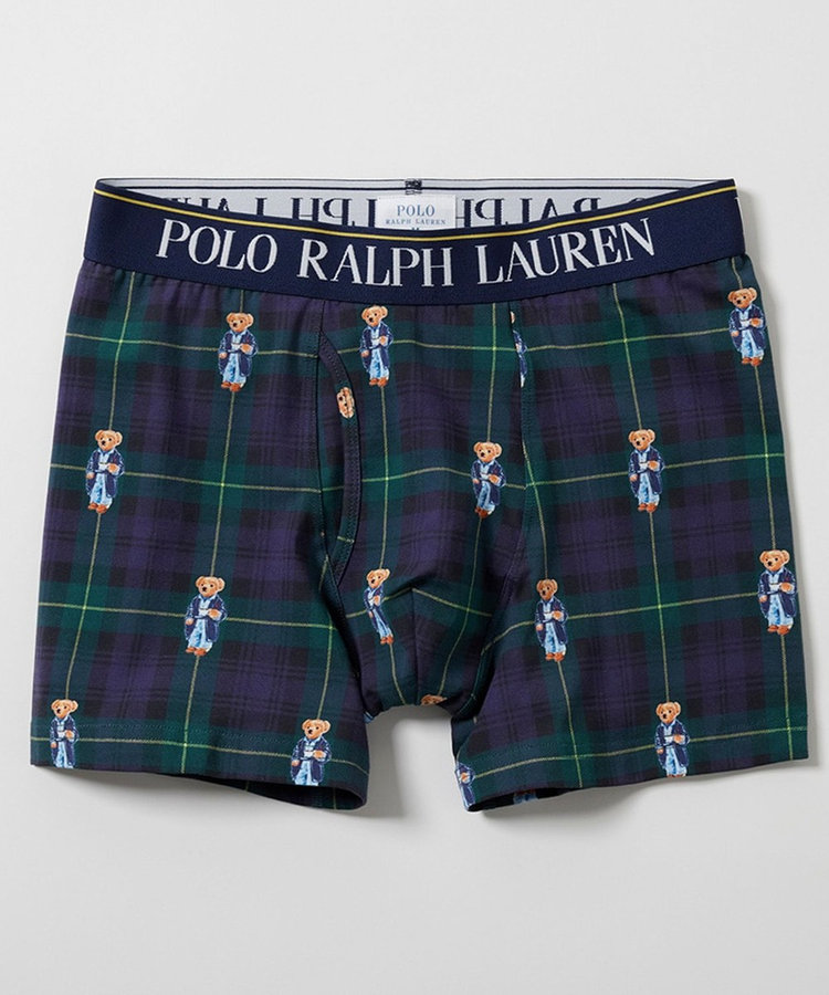 【POLO RALPH LAUREN】POLO BEAR Boxer Brief Tartan