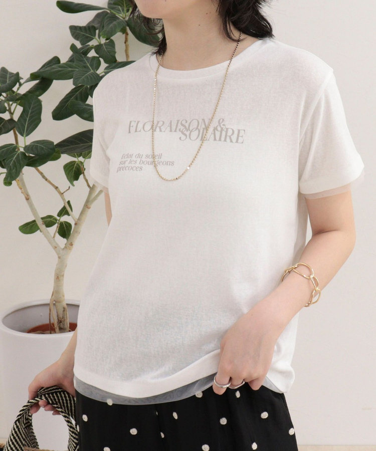 シアーレイヤードＴシャツ