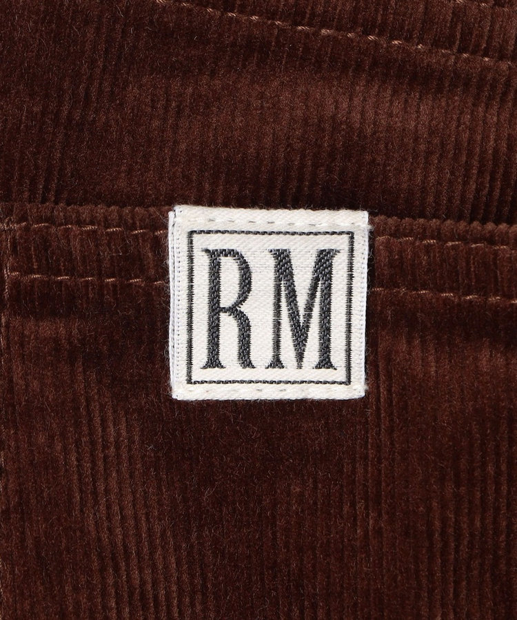 《5サイズ展開》【RM denim】ウォッシャブルセンタープレス裾デザインコーデュロイパンツ
