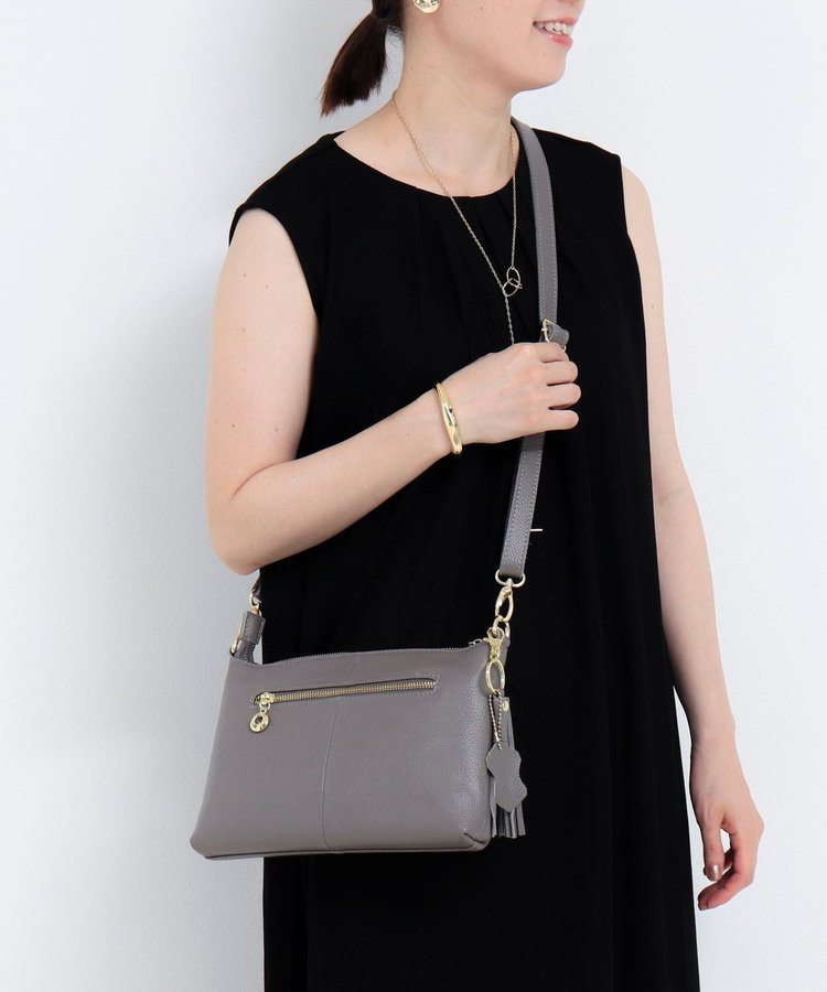 レザー2WAYショルダーバッグ（5-0803-9-12-140）｜MICO COULIER