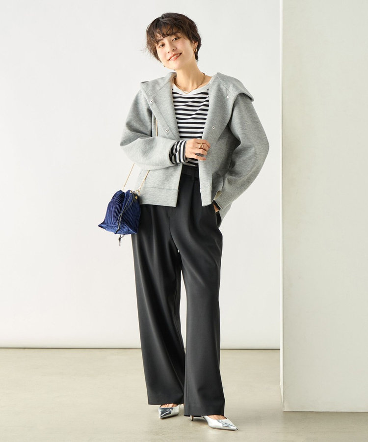 追加】《セットアップ対応》ウォッシャブルエアボールフードブルゾン