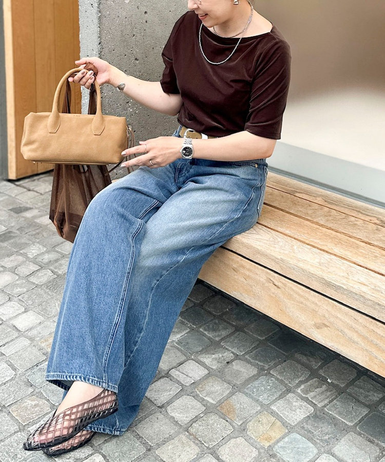 《接触冷感》ウォッシャブルシアーベロア2WAYプルオーバー